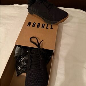 NOBULL Woman’s Black and Gum Athletic Shoes
